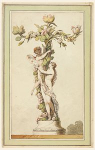 Conception pour un chandelier en porcelaine
