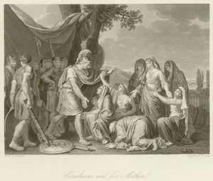 Coriolan et sa mère - Jean Jacques Francois Lebarbier