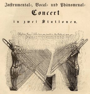 Concert instrumental, vocal et phénoménal, 1844 - Jean Jacques Grandville