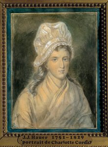 Portrait de Charlotte Corday - Jean Jacques Hauer