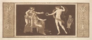 Apollon couronnant les arts, du Recueil de Différentes Compositions