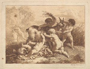 Les petits moissonneurs et la chèvre