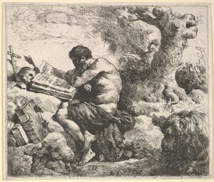 Saint Jérôme dans un paysage, 1762-63