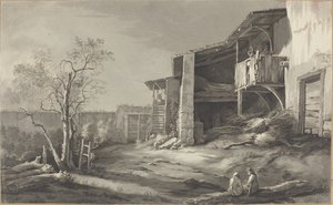 Une ferme - Jean Jacques de Boissieu