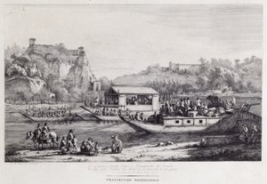 Excursion en bateau sur la Seine, 1803 - Jean Jacques de Boissieu