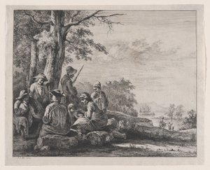 Paysans se reposant - Jean Jacques de Boissieu