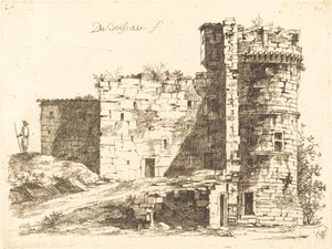 Ruines du Château Saint-Chamond, Loire - Jean Jacques de Boissieu