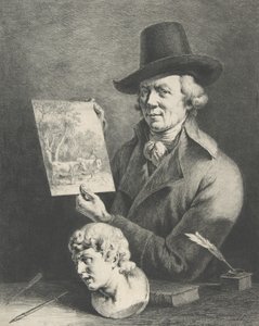 Autoportrait avec des vaches - Jean Jacques de Boissieu