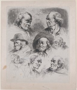 Étude de Huit Têtes