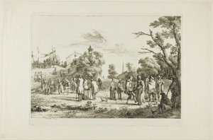 La fête du village - Jean Jacques de Boissieu