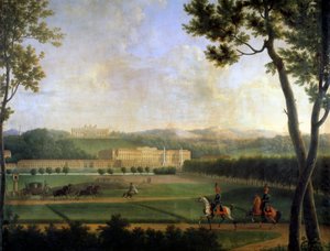 Vue du palais impérial de Schönbrunn, Vienne, Autriche (détail)