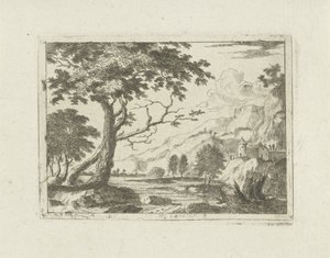 Paysage de montagne avec une rivière