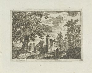 Château dans un paysage