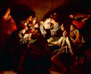Concert nocturne, vers 1621/2