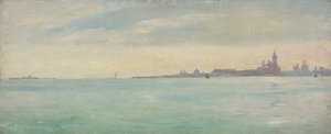 Venise vue du jardin public, 1873