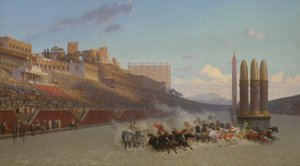 Course de chars - Jean Leon Gerome