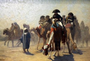 Général Bonaparte avec son état-major en Égypte