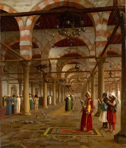 Prière dans la mosquée