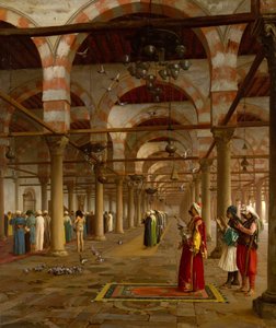 Prière dans la mosquée, 1871