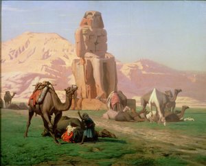 Le Colosse de Memnon, 1857 - Jean Leon Gerome