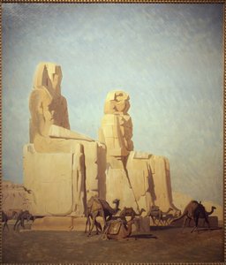 Le colosse de Thèbes, Memnon et Sésostris. Étude