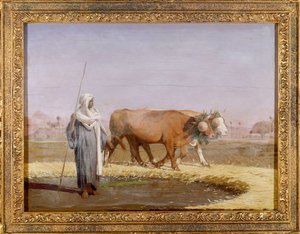 Battage du blé en Égypte - Jean Leon Gerome