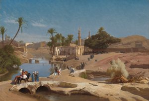 Vue de Medinet El-Fayoum, vers 1868-1870