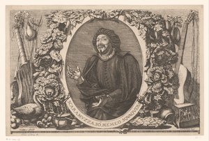 Portrait de Tiberio Fiorilli dans le rôle de Scaramuccia (Scaramouche)