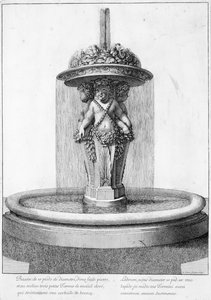 Projet de fontaine, 1673