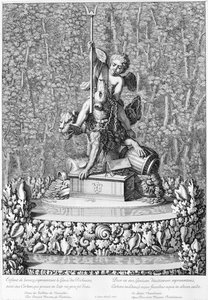 Fontaine avec le Génie de la Richesse, Versailles, 1676