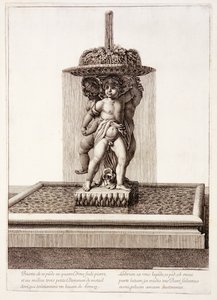 Fontaine avec trois danseurs dorés à Versailles, 1672 - Jean Lepautre