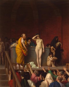 Marché aux esclaves dans la Rome antique - Jean Leon Gerome