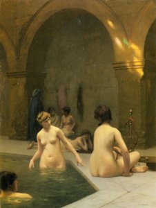 Les baigneurs - Jean Leon Gerome