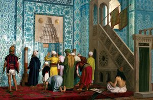 La Mosquée bleue - Jean Leon Gerome