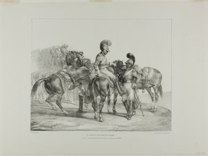 A Party of Life Guards, planche 5 de divers sujets dessinés d