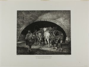 Entrée du quai Adelphi, planche 11 de Divers sujets dessinés d