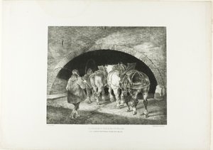 Entrée du quai Adelphi, planche 11 de Divers sujets dessinés d