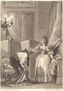 Le cocu battu et content - Jean Louis Delignon and Antoine Jean Duclos after Jean Honoré Fragonard