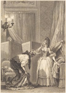 Le cocu battu et content - Jean Louis Delignon and Antoine Jean Duclos after Jean Honoré Fragonard