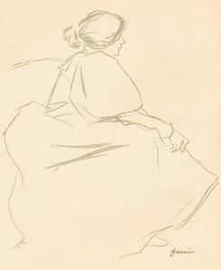 Une étude au crayon, vers 1872-1898, 1898 - Jean Louis Forain