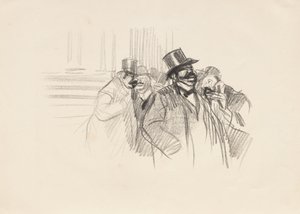 À la Bourse, vers 1900 - Jean Louis Forain