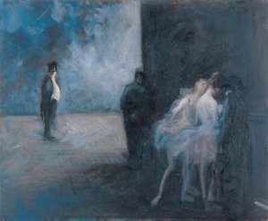 Dans les coulisses - Symphonie en bleu - Jean Louis Forain