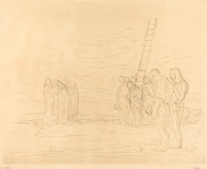 Calvaire (première planche) - Jean Louis Forain