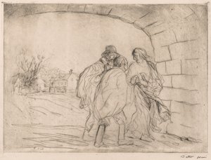 Rencontre sous la voûte - Jean Louis Forain