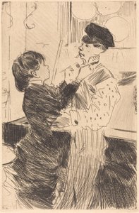 Nouer la cravate - Jean Louis Forain