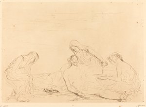 Pietà (troisième planche) - Jean Louis Forain