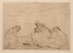 Pietà (troisième planche) - Jean Louis Forain
