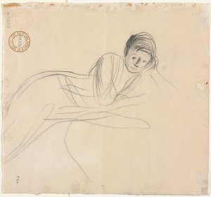 Femme allongée verso, 1915 - Jean Louis Forain