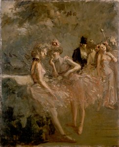 Scène dans les coulisses d