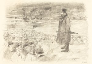 Scène de grève (troisième planche) - Jean Louis Forain